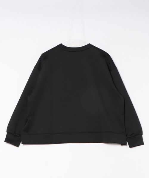 Right-on（ライトオン）の「【HONEYSUCKLE ROSE】ポンチスリットプルオーバー (シワ防止 / 体型カバー / 着回し抜群)（スウェット・レディース・ブラック/オフホワイト/グレー/ブラウン・S/M/L）」の10枚目の写真