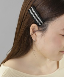 セール】【オンライン限定】ストライプバレッタ[2個セット]（バレッタ