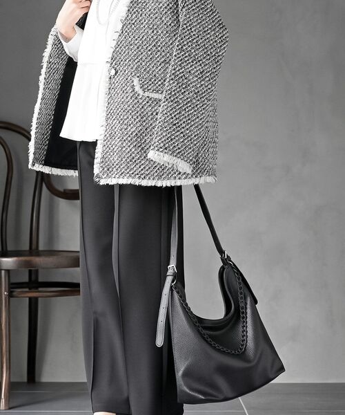 rps（アールピーエス）の「チェーンショルダーＢＡＧ（ショルダーバッグ・レディース・ブラック/グレイッシュベージュ・フリー）」の4枚目の写真