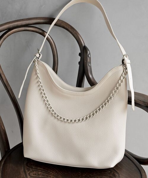 rps（アールピーエス）の「チェーンショルダーＢＡＧ（ショルダーバッグ・レディース・ブラック/グレイッシュベージュ・フリー）」の15枚目の写真