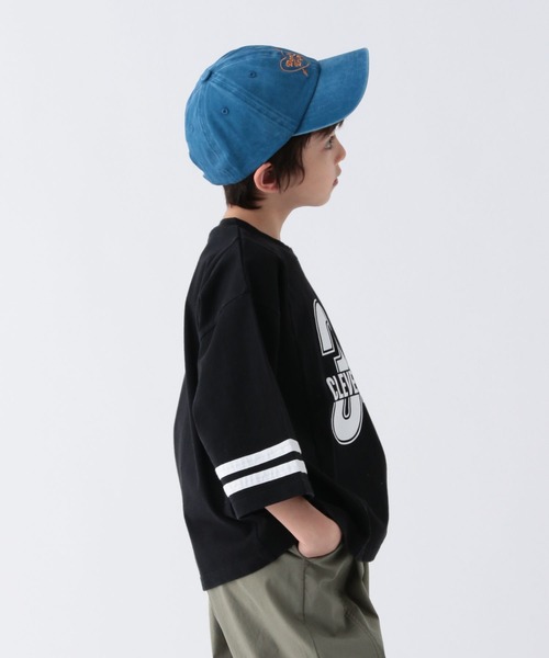 BAYFLOW（ベイフロー）の「[USED風!コーデの主役に♪]ナンバリングT(KIDS)（Tシャツ/カットソー・キッズ・ブルー/レッド/ブラック・150cm/130cm/110cm）」の6枚目の写真