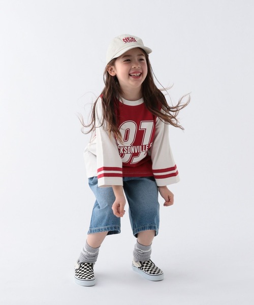 BAYFLOW（ベイフロー）の「[USED風!コーデの主役に♪]ナンバリングT(KIDS)（Tシャツ/カットソー・キッズ・ブルー/レッド/ブラック・150cm/130cm/110cm）」の15枚目の写真