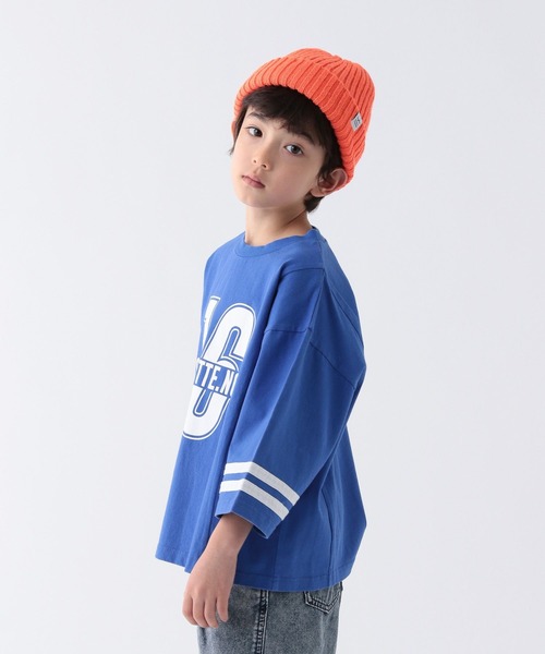 BAYFLOW（ベイフロー）の「[USED風!コーデの主役に♪]ナンバリングT(KIDS)（Tシャツ/カットソー・キッズ・ブルー/レッド/ブラック・150cm/130cm/110cm）」の20枚目の写真