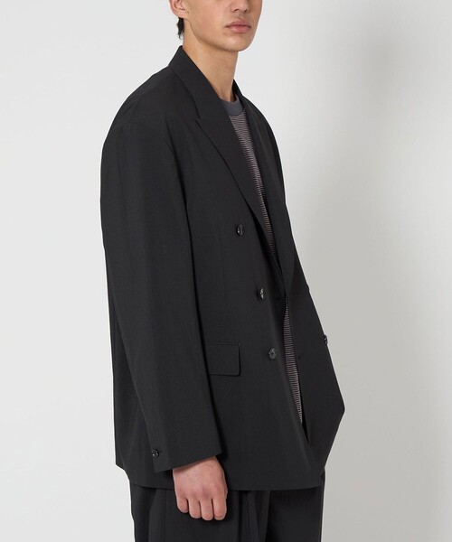 MONKEY TIME(モンキータイム)の「RENU TROシリーズ ダブル ブレスト ジャケット -セットアップ対応-(テーラードジャケット・メンズ・ブラック/ダークグレー・L/M/S/XL)」の5枚目の写真