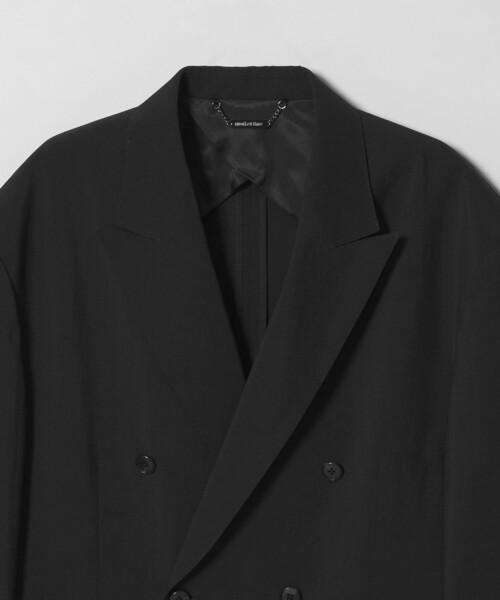 MONKEY TIME(モンキータイム)の「RENU TROシリーズ ダブル ブレスト ジャケット -セットアップ対応-(テーラードジャケット・メンズ・ブラック/ダークグレー・L/M/S/XL)」の8枚目の写真