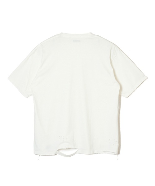 MSML(エムエスエムエル)の「DAMAGE T SHIRT(Tシャツ/カットソー・メンズ・ブラック/ホワイト・XL/L/M)」の8枚目の写真