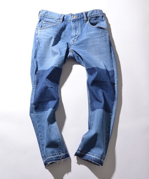 SHIPS JET BLUE（シップスジェットブルー）の「SHIPS JET BLUE(シップス ジェットブルー): クラフト JEGデニムパンツ■（デニムパンツ・メンズ・インディゴブルー/ライトインディゴブルー・MEDIUM/SMALL/LARGE）」の2枚目の写真