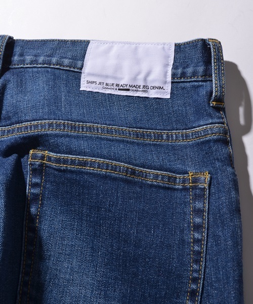 SHIPS JET BLUE（シップスジェットブルー）の「SHIPS JET BLUE(シップス ジェットブルー): クラフト JEGデニムパンツ■（デニムパンツ・メンズ・インディゴブルー/ライトインディゴブルー・MEDIUM/SMALL/LARGE）」の16枚目の写真