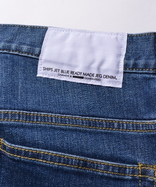 SHIPS JET BLUE（シップスジェットブルー）の「SHIPS JET BLUE(シップス ジェットブルー): クラフト JEGデニムパンツ■（デニムパンツ・メンズ・インディゴブルー/ライトインディゴブルー・MEDIUM/SMALL/LARGE）」の6枚目の写真