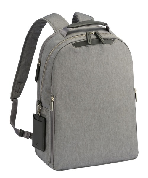 ace.(エース)の「ビジネスリュック フィッテムヘザー 16L A4サイズ 14インチPC メランジ素材 20113(ビジネスバッグ・レディース・ブラック/グレー・FREE)」の2枚目の写真
