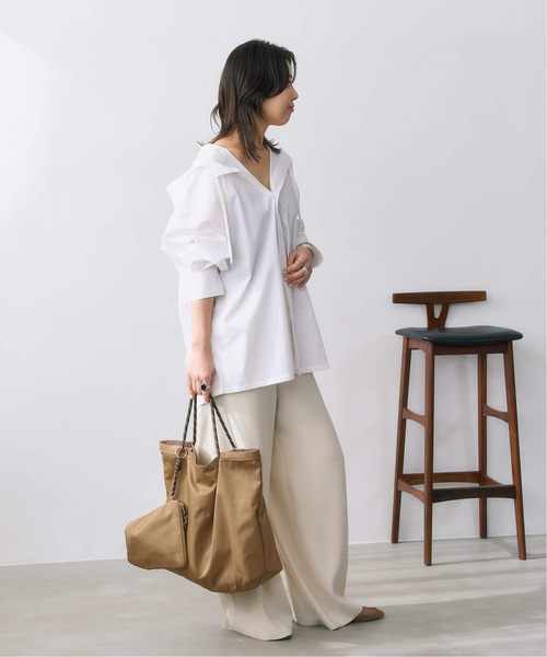 LE TALON（ルタロン）の「LETALON nylon big tote（トートバッグ・レディース・ブラック/ベージュ・FREE）」の11枚目の写真