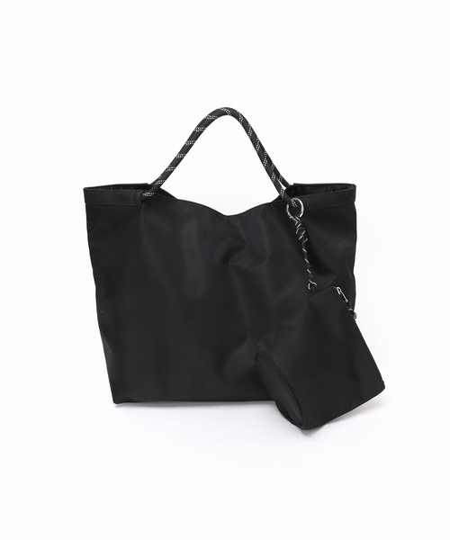 LE TALON（ルタロン）の「LETALON nylon big tote（トートバッグ・レディース・ブラック/ベージュ・FREE）」の15枚目の写真
