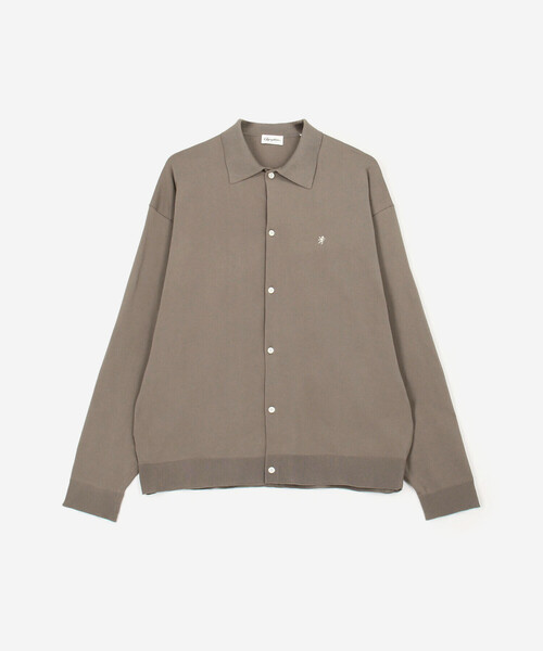 GYMPHLEX（ジムフレックス）の「Gymphlex | ジャージー ポロカーディガン MEN（カーディガン/ボレロ・メンズ・ブラック/ブラウン・M/L）」の8枚目の写真