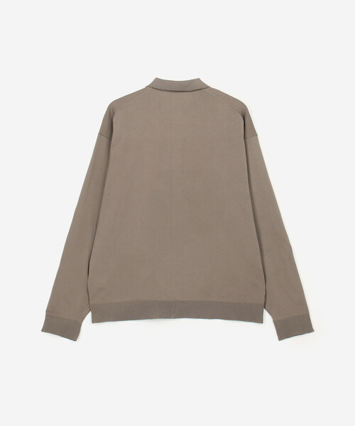 GYMPHLEX（ジムフレックス）の「Gymphlex | ジャージー ポロカーディガン MEN（カーディガン/ボレロ・メンズ・ブラック/ブラウン・M/L）」の9枚目の写真