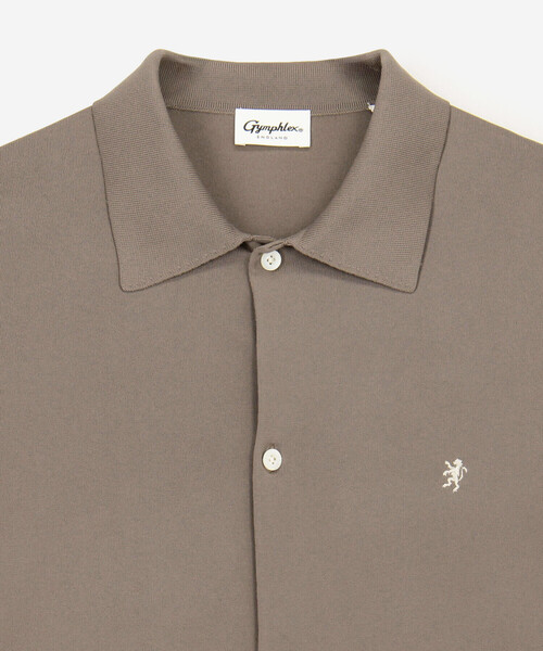 GYMPHLEX（ジムフレックス）の「Gymphlex | ジャージー ポロカーディガン MEN（カーディガン/ボレロ・メンズ・ブラック/ブラウン・M/L）」の10枚目の写真