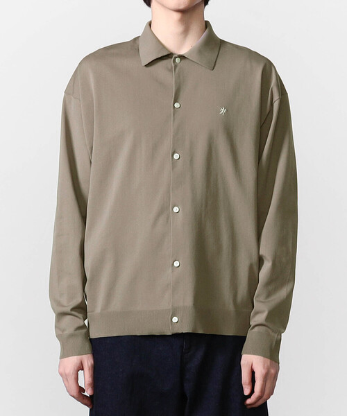 GYMPHLEX（ジムフレックス）の「Gymphlex | ジャージー ポロカーディガン MEN（カーディガン/ボレロ・メンズ・ブラック/ブラウン・M/L）」の14枚目の写真