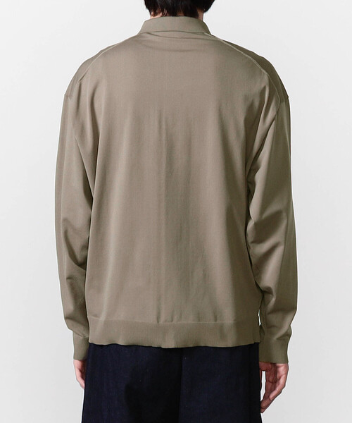 GYMPHLEX（ジムフレックス）の「Gymphlex | ジャージー ポロカーディガン MEN（カーディガン/ボレロ・メンズ・ブラック/ブラウン・M/L）」の3枚目の写真