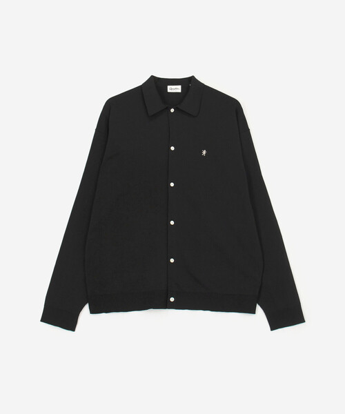 GYMPHLEX（ジムフレックス）の「Gymphlex | ジャージー ポロカーディガン MEN（カーディガン/ボレロ・メンズ・ブラック/ブラウン・M/L）」の15枚目の写真