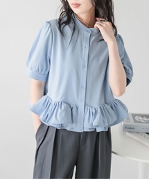 SUGAR BISKET（シュガービスケット）の「ダブルフリル ブラウス（Tシャツ/カットソー）」