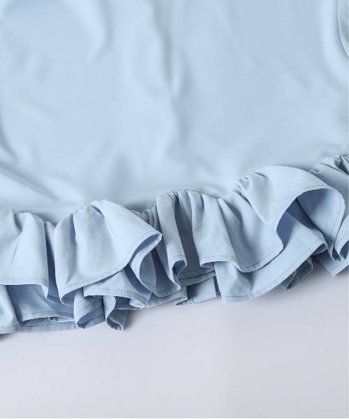 SUGAR BISKET(シュガービスケット)の「ダブルフリル ブラウス(Tシャツ/カットソー・レディース・ブルー/ホワイト/ピンク/ブラック・フリー)」の8枚目の写真