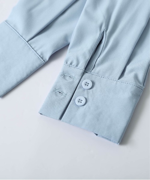 SUGAR BISKET(シュガービスケット)の「ダブルフリル ブラウス(Tシャツ/カットソー・レディース・ブルー/ホワイト/ピンク/ブラック・フリー)」の5枚目の写真