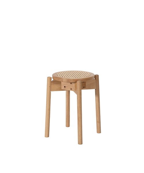 TIMELESS COMFORT（タイムレスコンフォート）の「ecruxe（エクリュクス）CARINA STOOL / カリナ スツール（家具・レディース・ブラウン/ナチュラル・ONE SIZE）」の12枚目の写真