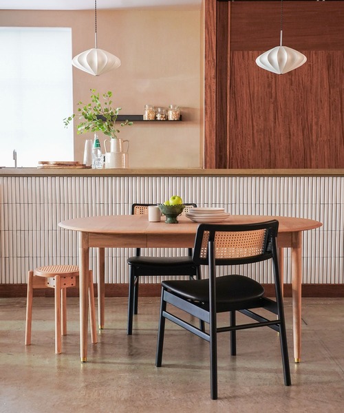 TIMELESS COMFORT（タイムレスコンフォート）の「ecruxe（エクリュクス）CARINA STOOL / カリナ スツール（家具・レディース・ブラウン/ナチュラル・ONE SIZE）」の4枚目の写真