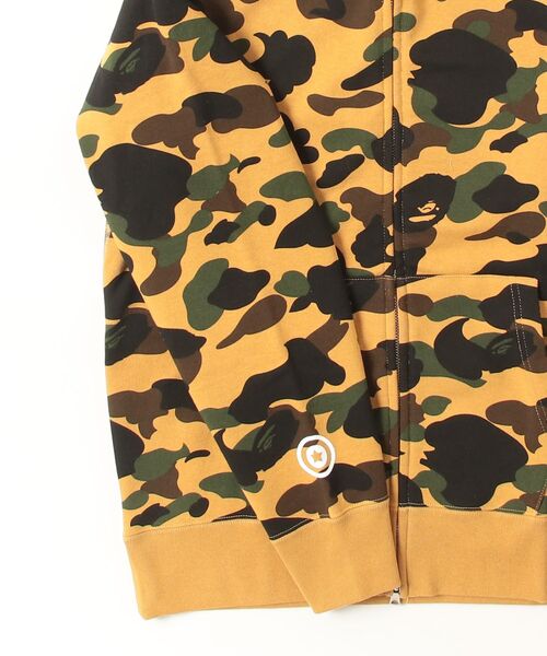A BATHING APE(アベイシングエイプ)の「1ST CAMO SHARK FULL ZIP HOODIE(パーカー・メンズ・グリーン/イエロー・XXX-LARGE/MEDIUM/LARGE/X-LARGE/XX-LARGE/SMALL)」の10枚目の写真