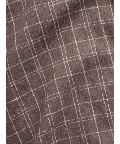 GAP（ギャップ）の「テクスチャー コットンリネンシャツ（シャツ/ブラウス・メンズ・ブラウン/ブラック系その他/ブラック・XS/S/M/L/XL）」の6枚目の写真