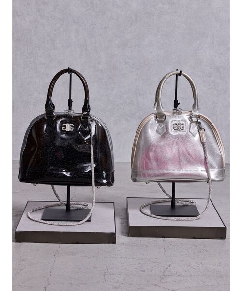 GYDA（ジェイダ）の「SymmetryGYDA GLITTERクリアBAG（ハンドバッグ・レディース・ブラック/クリア・FREE）」の18枚目の写真