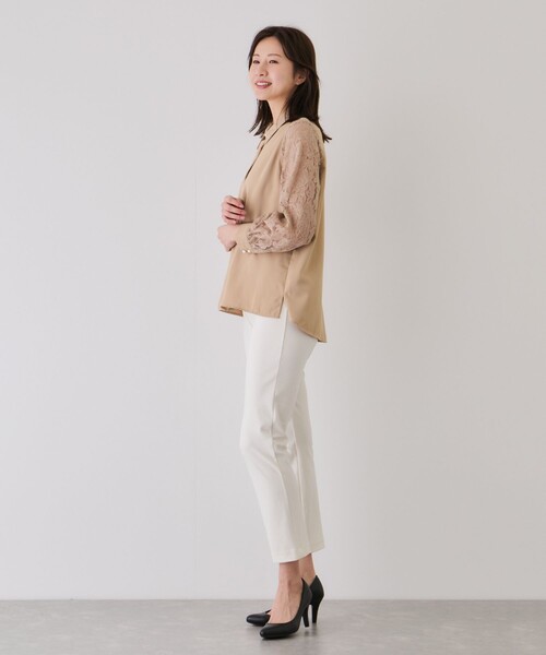 Jayro（ジャイロ）の「袖レースブラウス（シャツ/ブラウス・レディース・ホワイト系その他/ベージュ/ブラック・M）」の20枚目の写真