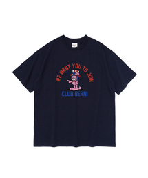 クラブツージョイン 半袖Tシャツ (ネイビー)