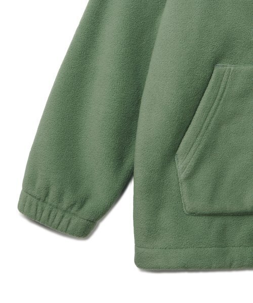 MUSINSA STANDARD KIDS（ムシンサスタンダードキッズ）の「オーバーサイズポーラフリースフードパーカージップアップ[セージグリーン]（ブルゾン・レディース・その他・110/120/130/140/150）」の7枚目の写真