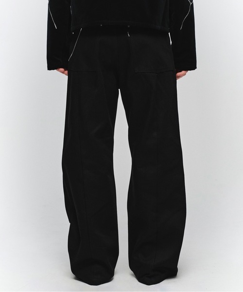 Jieda(ジエダ)の「CUT OFF DOUBLE KNEE DENIM PANTS(デニムパンツ・メンズ・インディゴブルー/ブラック・2/1)」の9枚目の写真