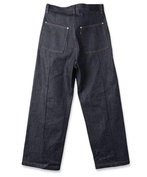 Jieda(ジエダ)の「CUT OFF DOUBLE KNEE DENIM PANTS(デニムパンツ・メンズ・インディゴブルー/ブラック・2/1)」の11枚目の写真