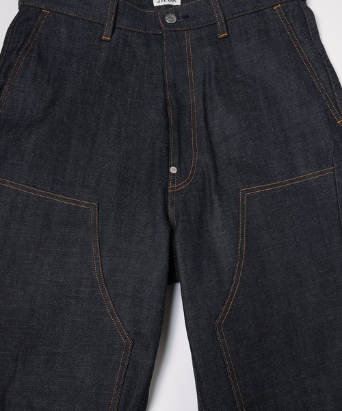 Jieda(ジエダ)の「CUT OFF DOUBLE KNEE DENIM PANTS(デニムパンツ・メンズ・インディゴブルー/ブラック・2/1)」の18枚目の写真