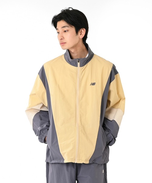NEW BALANCE（ニューバランス）の「タスランナイロンウーブンジャケット（ブルゾン・メンズ・クリアブラウン/ライトベージュ・SMALL/MEDIUM/LARGE/X-LARGE/XX-LARGE）」の2枚目の写真