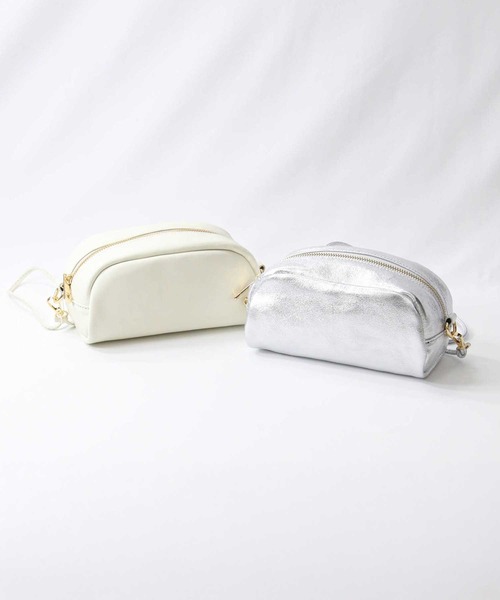 Gready Brilliant（グレディブリリアン）の「ポーチ型ミニショルダー（ショルダーバッグ・レディース・シルバー/アイボリー・FREE）」の17枚目の写真