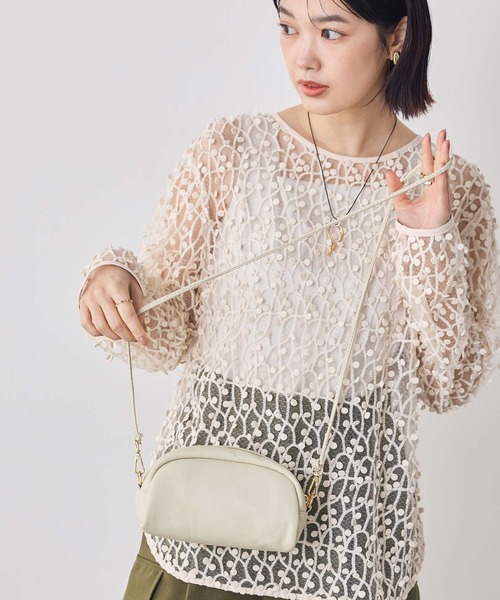 Gready Brilliant（グレディブリリアン）の「ポーチ型ミニショルダー（ショルダーバッグ・レディース・シルバー/アイボリー・FREE）」の3枚目の写真