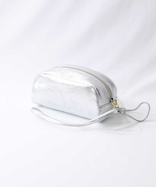 Gready Brilliant（グレディブリリアン）の「ポーチ型ミニショルダー（ショルダーバッグ・レディース・シルバー/アイボリー・FREE）」の16枚目の写真