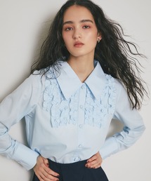 FRILL PANEL BLOUSE