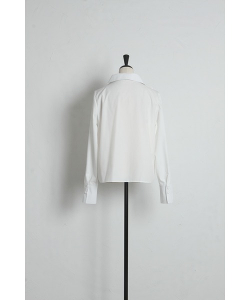 ARVELLIA(アルベリア)の「FRILL PANEL BLOUSE(シャツ/ブラウス・レディース・ホワイト/サックスブルー・M)」の17枚目の写真