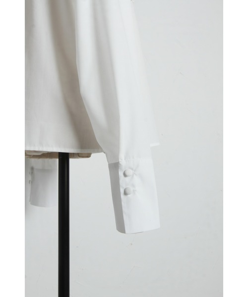 ARVELLIA(アルベリア)の「FRILL PANEL BLOUSE(シャツ/ブラウス・レディース・ホワイト/サックスブルー・M)」の22枚目の写真
