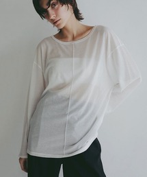 ETRE TOKYO（エトレトウキョウ）の「【ZOZO限定カラー/先行予約限定 10%OFF】センターピンタックシアーロンTee（Tシャツ/カットソー）」