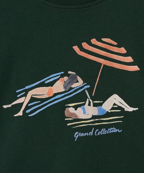 Steven Alan(スティーブンアラン)の「<GRAND COLLECTION > CENTRAL PARK TEE/Tシャツ(Tシャツ/カットソー・メンズ・ダークグリーン・L/M)」の6枚目の写真