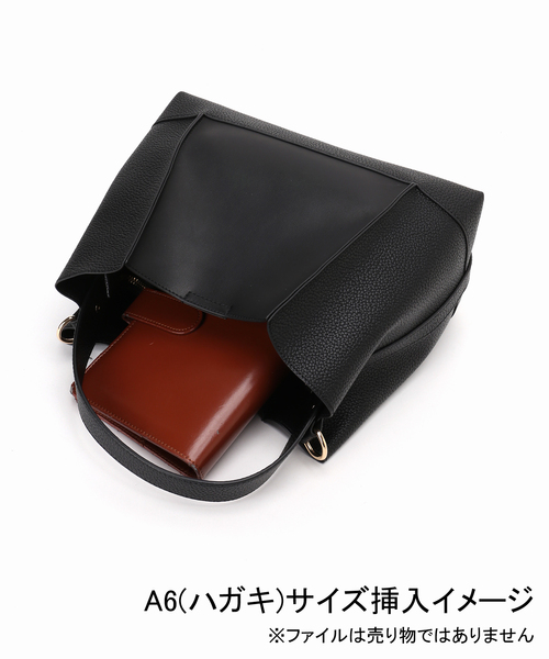 LE TALON（ルタロン）の「《追加》LETALON パネルパターンBAG（ショルダーバッグ・レディース・アイボリー/ブラック・FREE）」の15枚目の写真