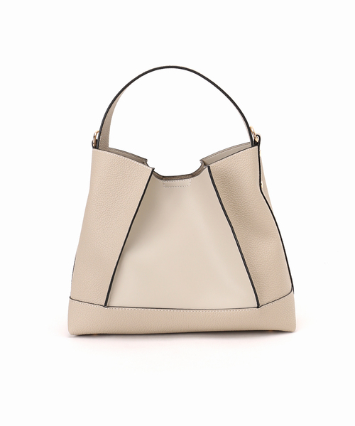 LE TALON（ルタロン）の「《追加》LETALON パネルパターンBAG（ショルダーバッグ・レディース・アイボリー/ブラック・FREE）」の5枚目の写真