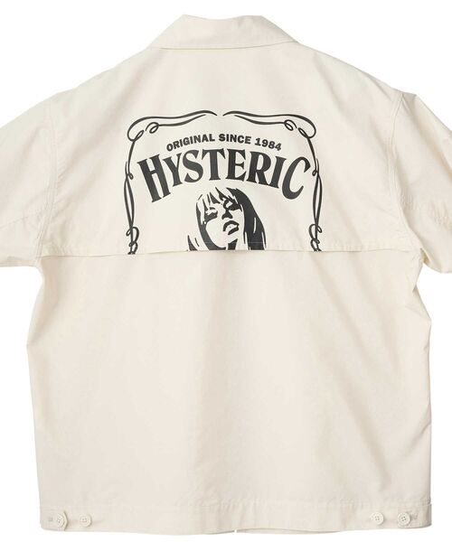HYSTERIC GLAMOUR（ヒステリックグラマー）の「EVIL WOMAN SCRATCH ワークシャツジャケット（シャツ/ブラウス・メンズ・ブルー/ブラック/ホワイト・X-LARGE/LARGE/MEDIUM/SMALL）」の16枚目の写真