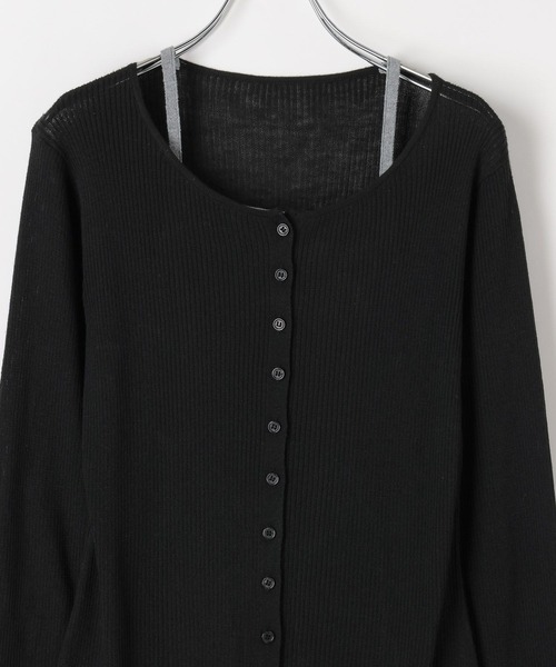 PAGEBOY（ページボーイ）の「レイヤードライクチュニックワンピース（チュニック・レディース・ブラック/チャコールグレー・FREE）」の17枚目の写真