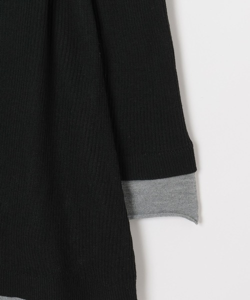 PAGEBOY（ページボーイ）の「レイヤードライクチュニックワンピース（チュニック・レディース・ブラック/チャコールグレー・FREE）」の20枚目の写真